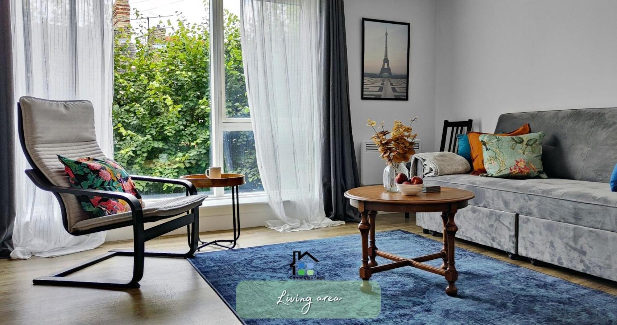 Cambridge Stays Riverside Apart Hotel With 2Br Flats At The City Centre-Parking-Balcony Exterior foto