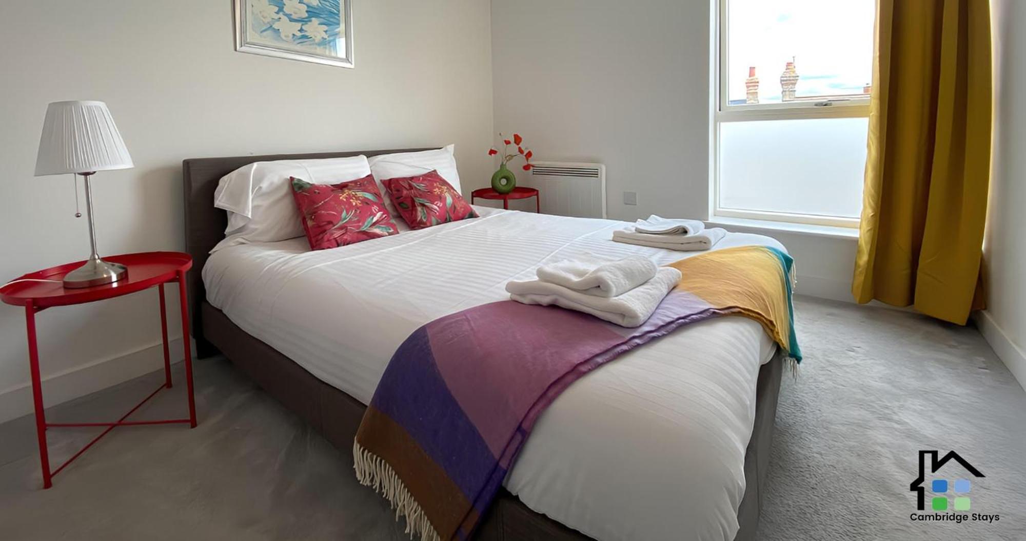 Cambridge Stays Riverside Apart Hotel With 2Br Flats At The City Centre-Parking-Balcony Exterior foto